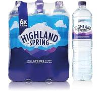 Hliighland Spring Still Natural Mineral Water - 1.5 Litre Bottles (Pack of 6) | 100% Natural Scottish Spring Water | Refreshing, Pure & Hydrating