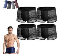Hliloy Calzoncillos Tipo Boxer De Fibra De Bambú,Bamboo Fiber Boxer Briefs,Bamboo Fiber Boxer Shorts,Bamboo Fibre Boxer Shorts,Nylon Breathable Men's Underwear