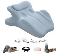 Hliloy Couple Pillow, 27° lift, Perfect Position Instantly,better positioning, enhanced comfort, Wedge Pillow Memory Foam, Provides Waist Support, Recovers After Impact, for All Postures (blue)