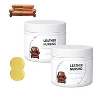 Hliloy Deep Nourishing Leather Nursing Cream, Leather Conditioner & Repair Kit with Sponge,All-Natural Leather Cleaner Cream,Leather Furniture Repair Paste, for Sofa, Car Seats (1)