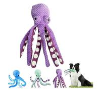 Hliloy Pawforloves Premium Pet Plush Toy,Premium Pet Plush Octopus,Paw for Loves Dog Toy,Squeaky Dog Toys for Large Dogs,Plush Dog Toys with Soft Fabric,Pet Toys for Small,Medium,Large Dogs (Purple)