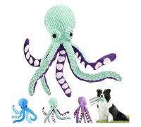 Hliloy Pawforloves Premium Pet Plush Toy,Premium Pet Plush Octopus,Paw for Loves Dog Toy,Squeaky Dog Toys for Large Dogs,Plush Dog Toys with Soft Fabric,Pet Toys for Small,Medium,Large Dogs (Green)