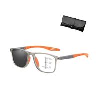 Hliloy Vision Sync Glasses, Auto Focus Varifocal Glasses,Adaptive Multifocal Gla-sses,Ultra Clear Vision Eyeglasses, Smart Adaptive Eyewear with UV & Anti Blue Light Protection (Orange, 3.0)