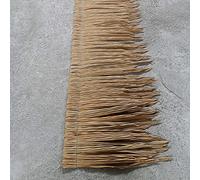 HLILY Simulation Thatch Tile, Natural Roof Thatched Roof, Palm Grass Roll Artificial Panels, For Tiki Bar Garden Hawaii Beach Umbrella Wooden House(Size:15x0.5m,Color:light yellow)