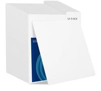 Hlimior 50 Pack Vinyl Record Dividers with Tabs - Heavy Duty Plastic LP Dividers for 12 Inch Vinyl Records - Blank Writable Separators for Organizing Collection by Genre or Alphabet (33 RPM, White)