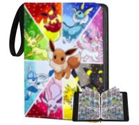 Hlisippa 9 Pocket Card Binder, Holds 900 Cards, Card Collection Folder with 50 Double Sided Removable Sleeves, Durable Trading Card Binder for Boys Girls