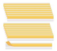 HLIWS 15 pcs 4x30 cm Price Tag Holders,Self-Adhesive Ticket Holder,Clear Self-Adhesive Label Holders,for Shop Office Home(Without Paper)