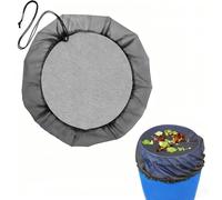HLIWS 2 Pcs Mesh Cover for Rain Barrels Water Butt Net,for covering buckets