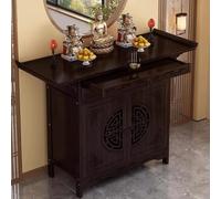 Hlixzoy 100cm,Use As An Offering Table for Burning Incense, A Personal Shrine Stand, A Buddhist Table with Storage Function, And A Bamboo Prayer And Meditation Table
