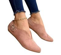 HLIYY Women's Pointed-Toe Flat Elegant Flat Ballerina Casual Shoes Slip On Shoes Comfortable Sailing Shoes Casual Boat Shoes Breathable Low Shoes for Women