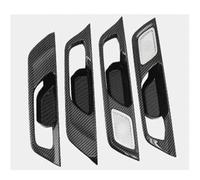 HLJNLVBN Interior Accessory for CRV 6th Gen 2023 2024 ABS Carbon Fibre Interior Door Handle Frame Audio Cover Door Bowl Protection(Carbon Fiber)