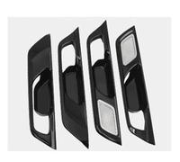 HLJNLVBN Interior Accessory for CRV 6th Gen 2023 2024 ABS Carbon Fibre Interior Door Handle Frame Audio Cover Door Bowl Protection(Black)
