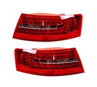 HLJNLVBN Rear Tail Light For A6 C6 S6 Quattro RS6 Saloon Sedan 2009-2011 Rear LED Tail LightS Turn Signal Stop Lamp Car Parts Brake Light(Outer 2PCS)
