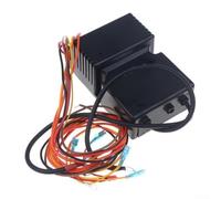 HLK-01 Digital Static Phase Converter for Gas Oven, 220V AC Pulse Igniter with Audible Visual Alarm, Compatible with 24V/12V Solenoid Valve, Black
