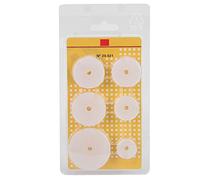 HLKSOUREZ 6pcs Watch Movement Cushion Pad, Scratch - Proof Anti - Skid Repairing Tool for Watchmakers, Includes 6 Sizes from 20mm to 43mm for Delicate Movement Handling