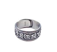 HLMIN Viking Rune Ring for Women Men 310, Metal, No Gemstone