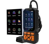 HLMNAKE OBD2 Scanner with Battery Tester, Car Diagnostic Tool Universal with Smog Emission Test/O2 Sensor Test/EVAP, Check Engine Fault Code Reader for All OBD Vehicles since 2000