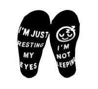 HLMYER Funny Socks Dad birthday Gifts,Novelty Socks Gifts for Men Birthday Present,Unusual Gift Birthday Gift for Dad,Funny Sleeping Sock for Men Women Teens Boys, Fathers Day Christmas Stocking