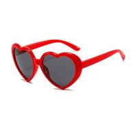 HLMYER Red Heart Sunglasses Womens,Love Heart Shaped Sunglasses Kids,Funny Love Heart Glasses,Vintage Festival Red Sunglasses for Women,for Valentines Day,Thanksgiving Day,Halloween,Christmas Day