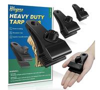 Hlogree 40Pcs Upgrade Large Tarp Clips Heavy Duty Lock Grips for Tarps,Outdoor Heavy Duty Clamp Lock Grip,Car Cover Tie Down Clips Clamps for Pool Cover Camping Caravan Canopies,Tarp Tie Downs