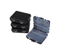 Hlotmeky Small Tackle Box Organizer 4 Pack Mini Tackle Boxes Plastic Fishing Organizer Tackle Storage Containers Kayak Fly Boxes