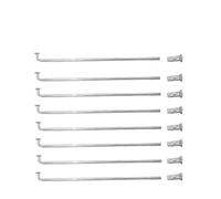HLQXHM 40 PCS/Lot 10G Spokes Diameter 3.0mm 45# Steel Material Electric Bike Spokes J-Bend Equal Diameter Electric Motorcycle Spokes(Length 113mm)