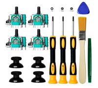 HLRAO 4pcs Joysticks Replacement for Xbox Series X/S Controller,3D Analog Sensor Module for Xbox one s/x Joystick Thumb Stick Controller Accessories Parts with Repair Tools