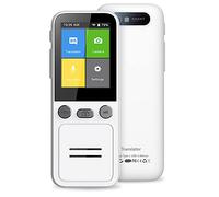 HLRTBCN AI Language 138 Languages Online Translation Device 14 Languages Offline Translator,White,White Aqiong
