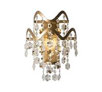 HLRTBCN American light luxury E27 lamp holder crystal wall lamp,Fashion Plum Crystal Wall Lamp, Wall-mounted Living Room, Bedroom, Hallway, Cafe, Room Decoration illumination Fixture Aqiong