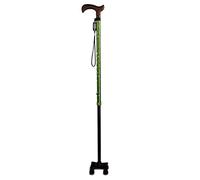 HLRTBCN Canes Four-Legged Crutch Elderly Corners of The Corners of The MagneticTelescopic Non-Slip decorate Aqiong