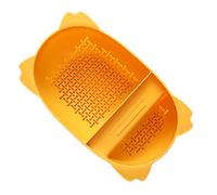 HLRTBCN Drain Basket Strainer Kitchen Drainer Baskets Sink Organizer Small Colander Over The Sink Filter Sink Basket Sink Grate Sink Storage Rack Sink Drying Basket Yellow Plastic Aqiong