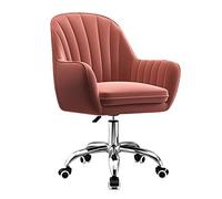 HLRTBCN Ergonomic Office Chair Ergonomic Adjustable Height Accent Office Chair - Swivel Executive Desk Chair With Wheels For Home And Work Stylish Bean Bag Design Comfortable Computer Seating Aqiong