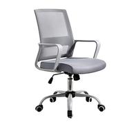 HLRTBCN Ergonomic Office Chair Mid-Back Office Chair, Adjustable Conference Chair, Rotating Computer Desks And Chairs, With Armrests, 4 Colors (Color : A-2) Aqiong