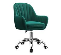 HLRTBCN Ergonomic Office Chair With Adjustable Height Swivel Design Accent Desk Chair For Home & Work Executive Rolling Chair Green Aqiong