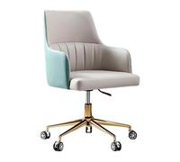 HLRTBCN Ergonomic Office Chair Work Executive Desk With Arms And Wheels,Swivel Computer With Thick Backrest And Lumbar Support Comfort Aqiong