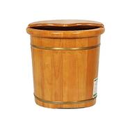 HLRTBCN Foot Bath Wooden Barrel Foot Spa Foot Tub for Soaking Feet, Foot Basin for Adults, Foot Soak Bucket, Wood Bucket for Pedicure, Foot Bath Spa Tub Friendship Years Aqiong