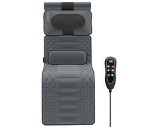 HLRTBCN Full Body Electric Massage Mat with 20 Neck Shiatsu Kneading Massage Heads,9 Massage Modes Foldable Heating Cushion for Back Neck Lumbar Leg Pain Relief Heating Pad Aqiong