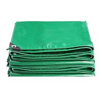 HLRTBCN Heavy Duty Waterproof Tarp 2x3m, 3x3m, 3x4m Universal Cover Sheet for Camping, Caravan, Tent, Furniture Canopy with Grommets Durable Green Tarpaulin Aqiong