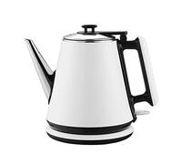 HLRTBCN Kitchen Fast Boil Electric Kettle, Rapid Boil, Automatic Power Off, Rotational Base, Coffee Kettle Fast Boil Illuminated Jug Kettle, 1L, 1350W/White Aqiong