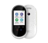 HLRTBCN Language Translator Device,Translation Assi Audio Memo Camera Translation 106 Languages, for Travelling Learning Business Shopping Aqiong