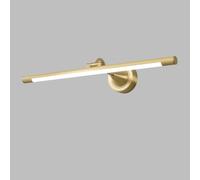 HLRTBCN LED Mirror Lamp Bathroom Vanity Light Fixture Adjustable Cabinet Picture Lights, Copper Vanity Sconce Wall Lighting Makeup Lamps for Dressing Room Toilet Cloakroom (Dark 44cm) Aqiong