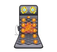 HLRTBCN Massage Mat for Full Body - Shiatsu Back Massager with Heat - Chair Pad with 10 Vibration Motors 30 Massage Head Mattress Pad for Neck Back Legs Relieve Heating PadRY Aqiong