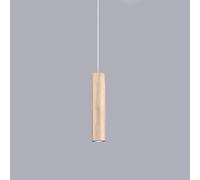 HLRTBCN Modern Creativity Hanging Lamp, Wood Linear Dimmable LED Pendant Lighting Fixture for Bedroom Dining Room Bathroom(Wood Three-Color Light) Aqiong