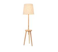 HLRTBCN Solid Wood Floor Lamps Living Room Bedroom Northern Europe Rack Light Study E27 1.7M High Aqiong