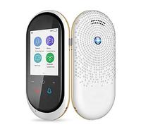 HLRTBCN [Upgraded] Language Translator Device with Camera Translation Bluetooth Earphones Connection 2.4 Inch Sn 106 Languages Two Voice Translation,White, Aqiong