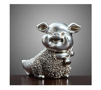 HLRTBCN Wine Rack Wine Holder Lucky Pig Wine Tray Resin Crafts Wine shelf Home Interior Decorations for Home Room Decoration Red Wine Rack Aqiong