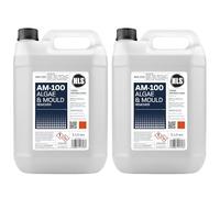 HLS Supplies 2 x 5L AM-100 Algae and Mould Remover Patio - Spray & Leave Fence, Deck and Render Cleaner Pet Friendly Once Dry