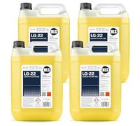 HLS Supplies LG-22 4 x 5L Lemon Floor Cleaner Liquid - Lemon Floor Gel