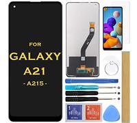HLTECH Screen Replacement LCD Display Touch Digitizer Assembly for Samsung Galaxy A21 2020 A215 SM-A215U A215U1 A215F 6.5" (Black)