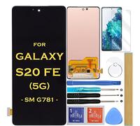 HLTECH Screen Replacement LCD Display Touch Digitizer Assembly for SAMSUNG GALAXY S20 FE 5G SM-G781 G781B G781U G781F/DS 6.5"(no fingerprint)